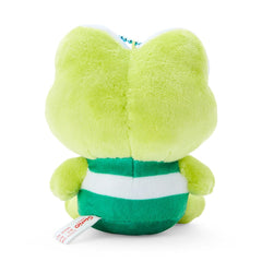 Sanrio Kerokeroppi Mascot Holder on a desk setup, adds playful charm.