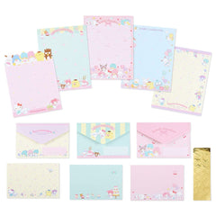 SANRIO Characters Letter Set design 2—playful figures inspire friendly letters.