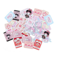 SANRIO My Melody sticker case set open interior showing card slot.
