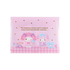 SANRIO My Melody sticker case set close-up of stickers and design.
