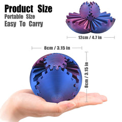 SANSGROUP Gear Sphere portable size fits desks, bags, and office drawers.