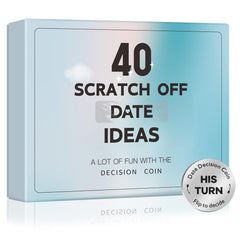 SAPGIF valentines date ideas box with 40 cards for couples.