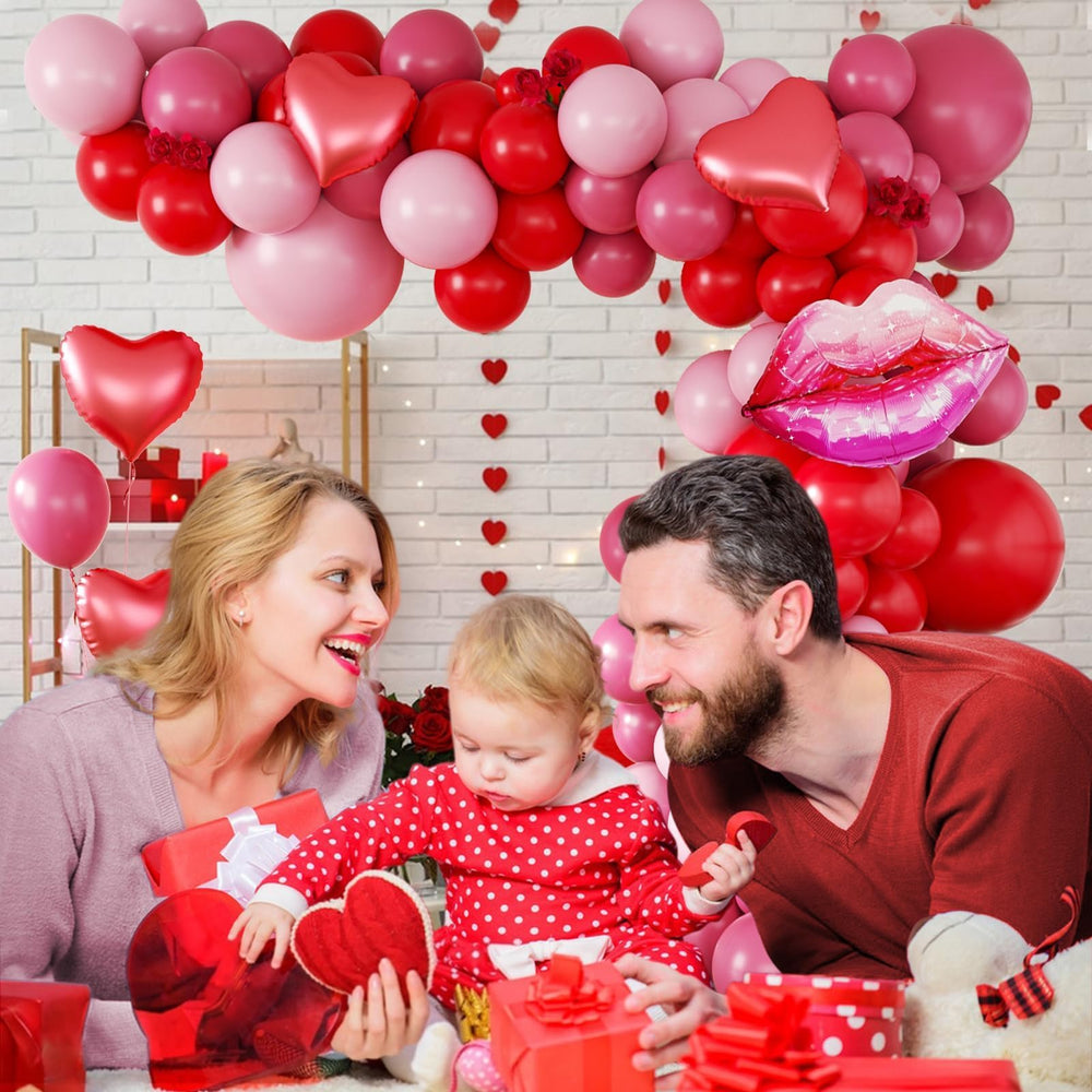 Saratimtou valentines balloon arch kit wedding reception display idea