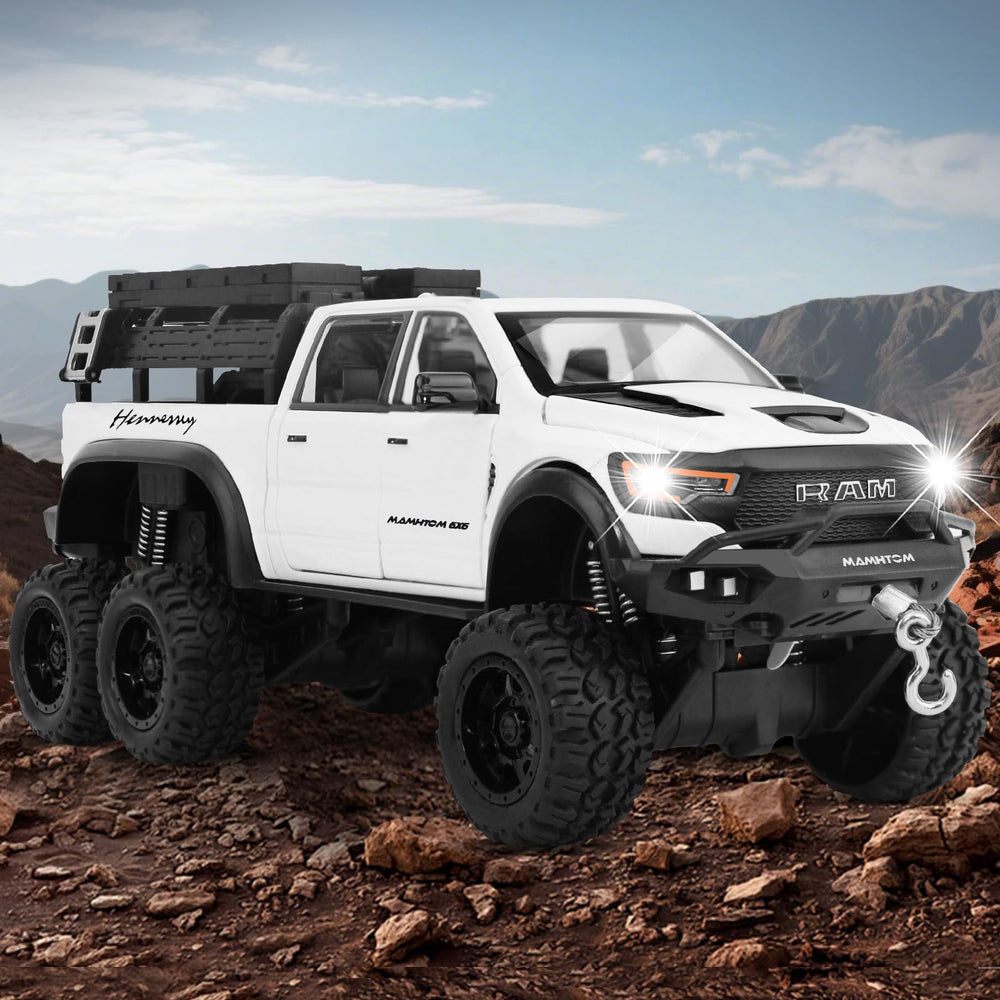 SASBSC 6x6 pickup truck toy metal body stands up to rough use for long-lasting fun