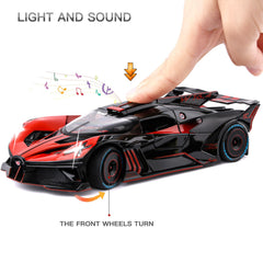 SASBSC Bugatti Bolide lights and sound enhance engaging playtime