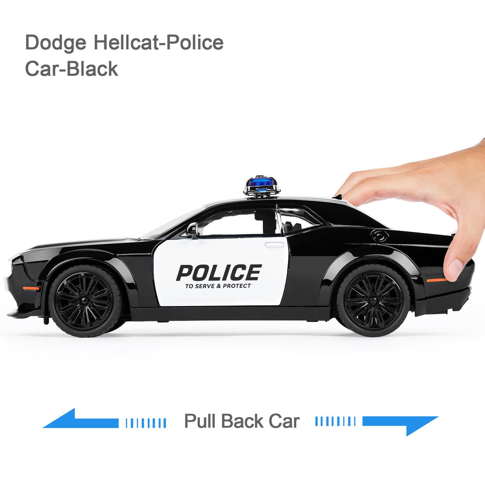 SASBSC Police Car Toy exterior detail with bold, durable finish