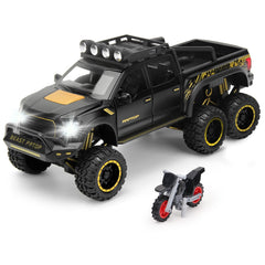 SASBSC pickup truck pull-back feature shown for quick starts