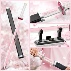 SATHIBI demon katana building blocks design mirrors anime visuals