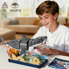 SATHIBI gift-packaging-ready shark kit appeals to teens and adults.