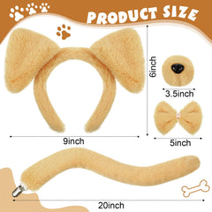 SATINIOR puppy tail: adjustable belt for secure, realistic movement