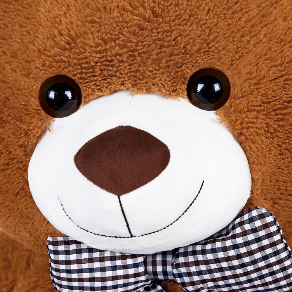 Sausudols teddy bear features durable double-stitched construction for years of use.