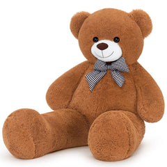 Sausudols 47-inch giant teddy bear in gift-ready packaging for easy gifting.