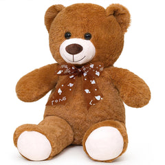 Sausudols Teddy Bear 16-inch hugging pose encourages cozy moments on the couch.