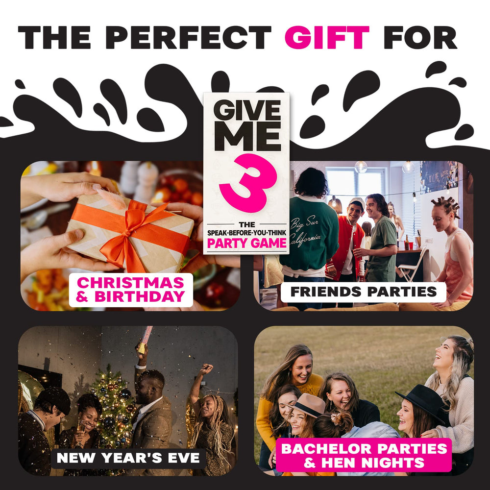 SAVANA Give Me 3 viral party game adds instant fun to gatherings.