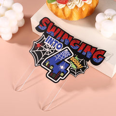 SAVITA acrylic cake topper is sturdy and reusable for many parties.