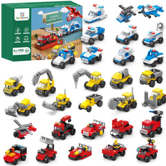 Sawaruita 30Pack fire-truck mini cars ideal for party favors and imaginative play