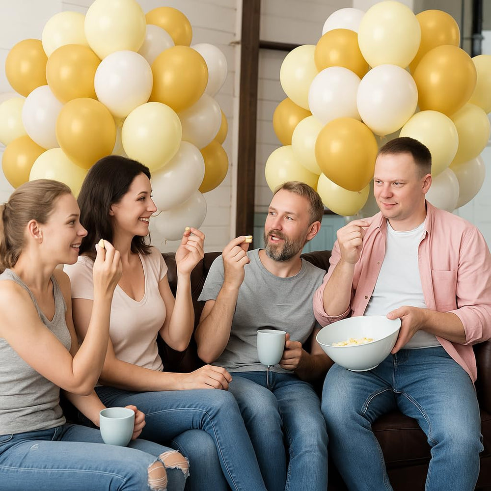 Saxuxu balloon ribbon assembly set helps quick garland creation