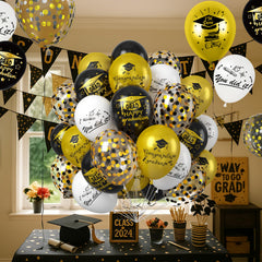 Saxuxu confetti balloons used as photo props and celebratory backdrops