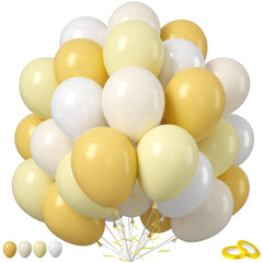 Saxuxu mustard yellow balloon close-up for vibrant party décor and photo backdrop