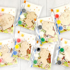 Saypacck cow painting piece ready for display and party favors