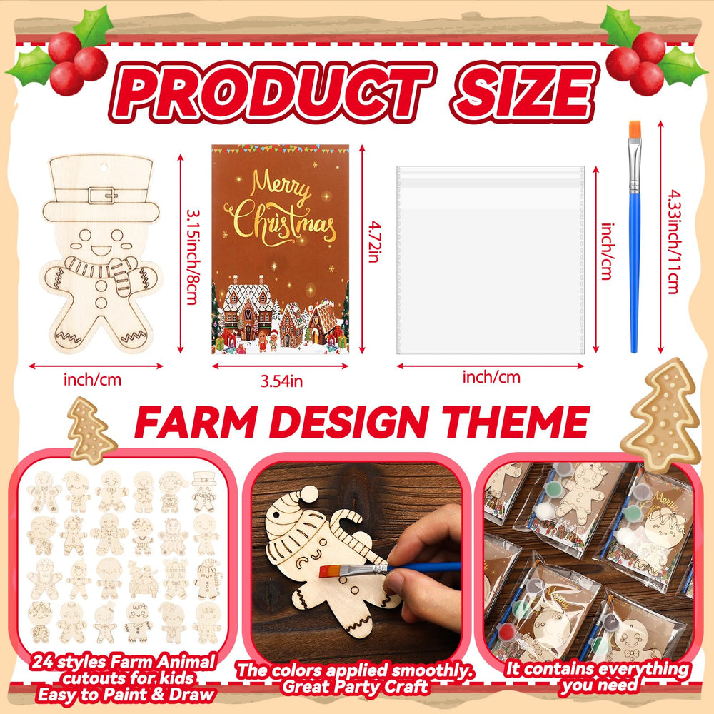Saypacck gingerbread-man cards suitable for party favors and gifting