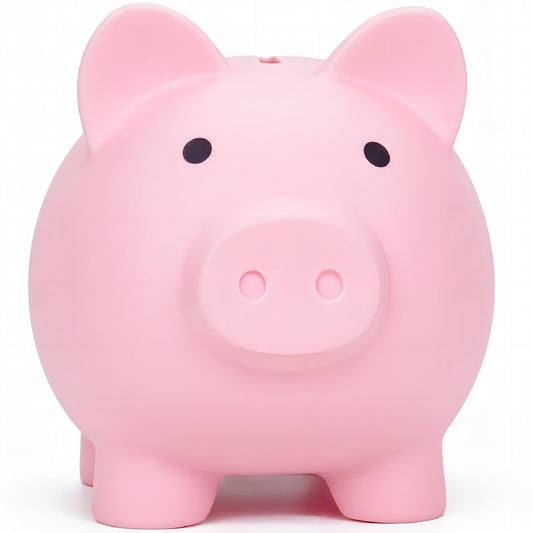 Sbrvaniy Piggy Bank cute design encourages kids to start saving money.