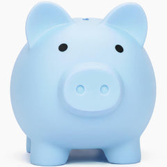 Sbrvaniy piggy bank with a cute design, ideal for kids' savings.