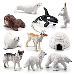 SCAHOW polar bear figurine for dioramas and classroom displays.