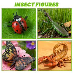 SCAHOW realistic miniature bug figures inspire imaginative storytelling and diorama projects