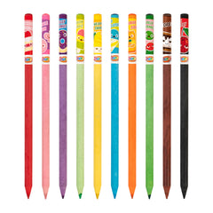Scentco Colored Smencils scent swirls illustrate diverse flavor options.