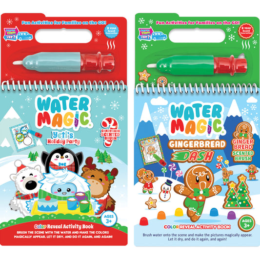 Scentco Holiday Water Magic Candy Cane pack front view, mess-free holiday fun