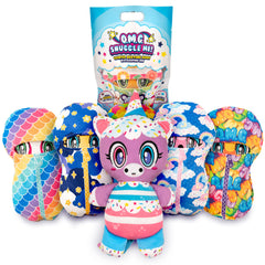 Scentco OMG Snuggle Me inside sleeping bag reveals the 10-inch scented plush