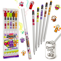 Scentco Smencils Cherry Cola pack, scented pencils to spark writing and focus.
