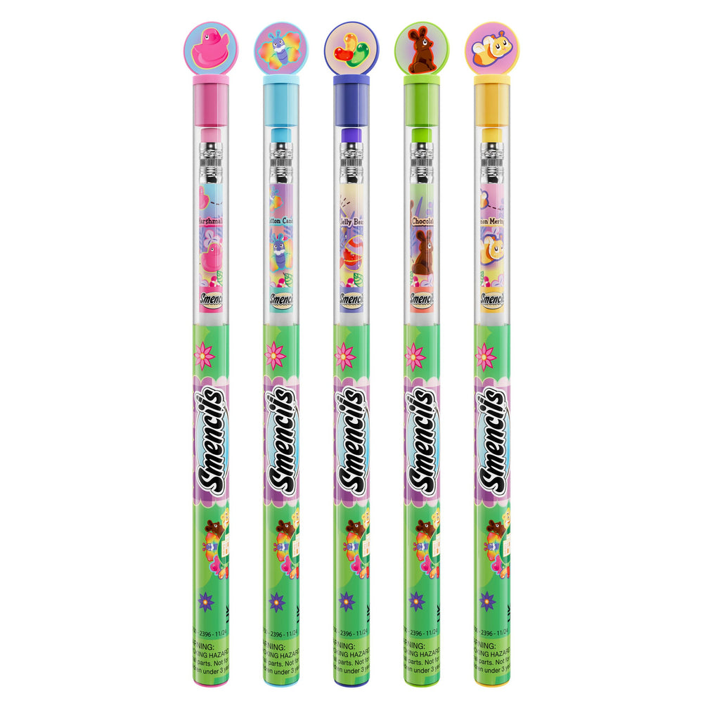 Scentco Smencils in a classroom setup, great for rewards and learning.