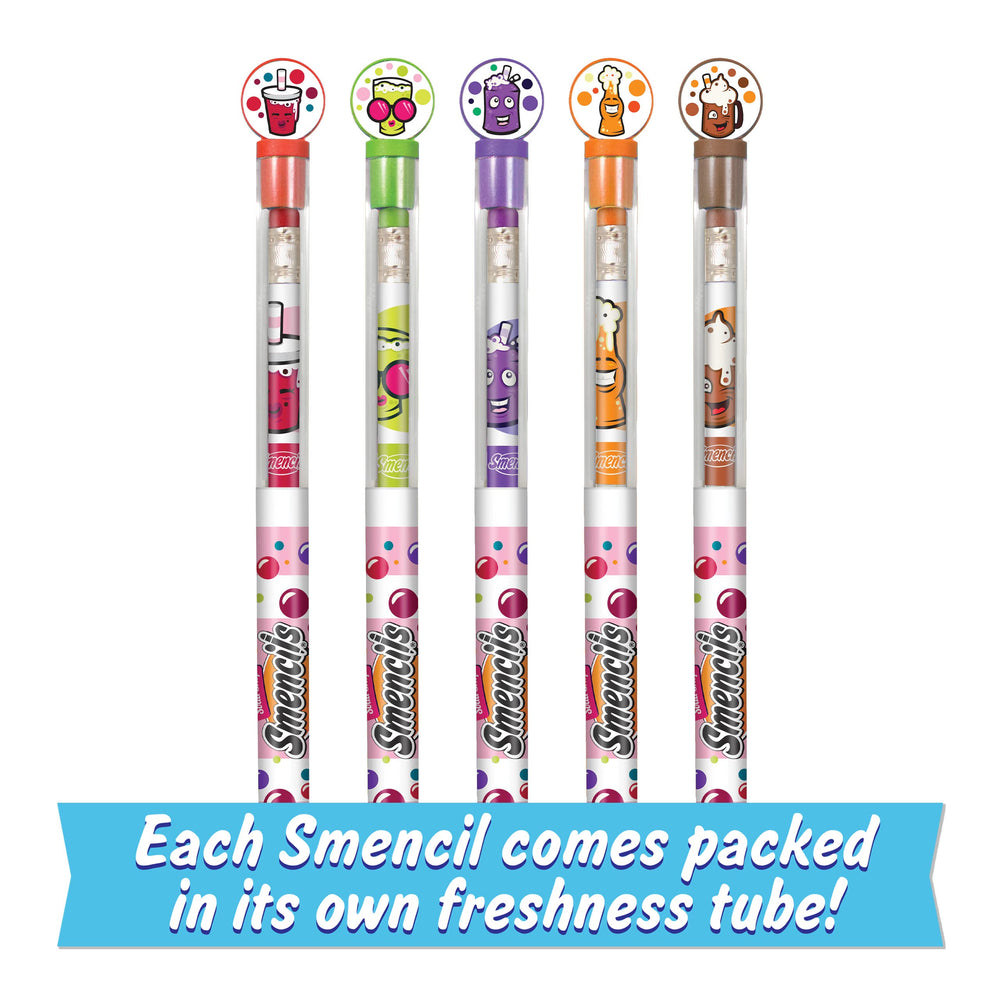Scentco Smencils Fizzy Pop pack, aromatic pencils that elevate doodling sessions.
