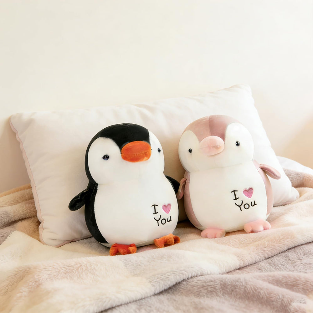 SCFLGUE penguin plush gift-ready packaging and charm