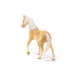 Schleich Akhal-Teke Stallion figurine ready to join modular horse world scenes.