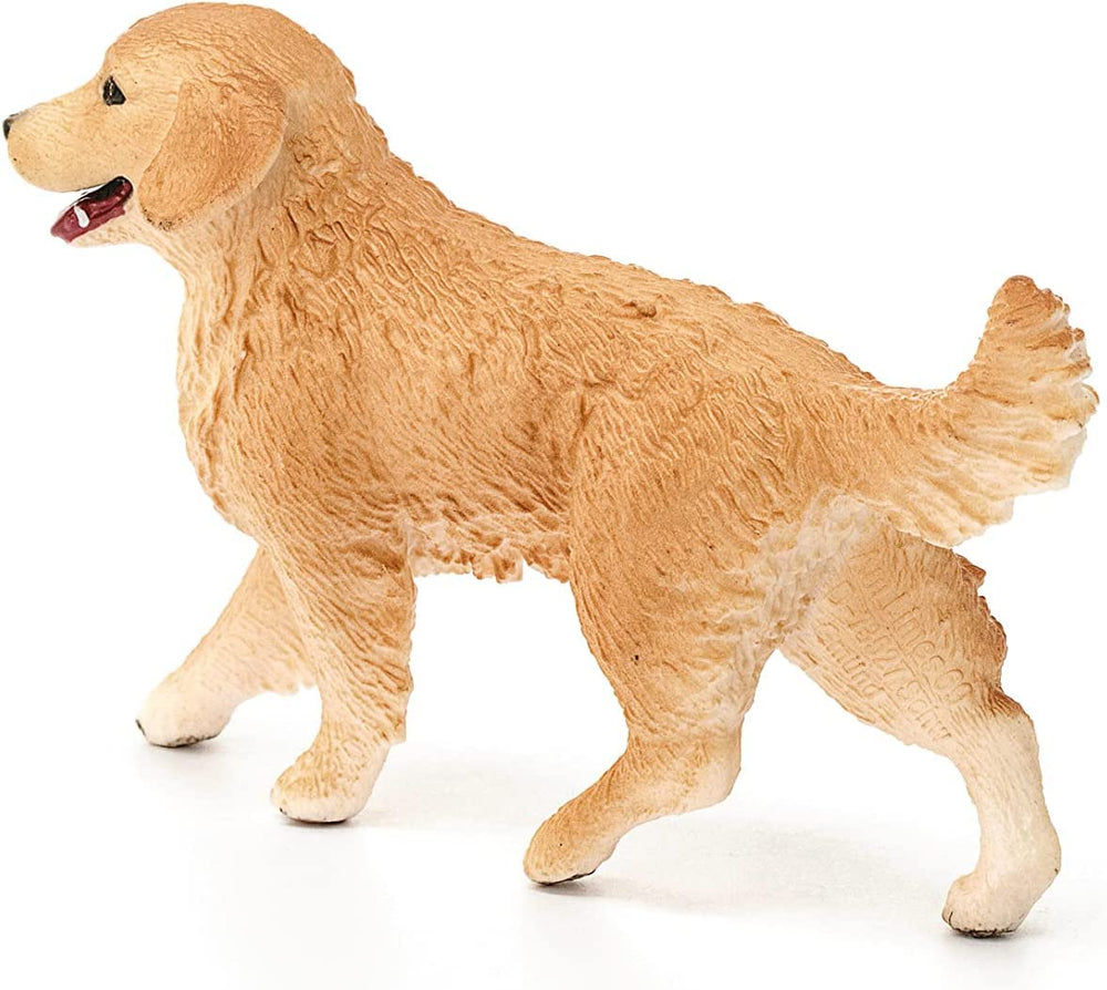 Schleich Golden Retriever animal toy supports creative storytelling and nurturing play.