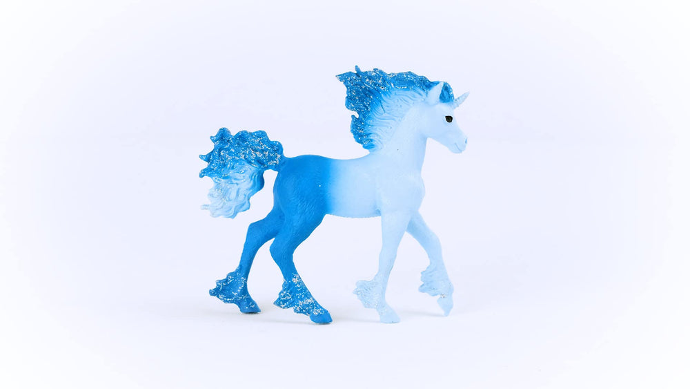 Schleich Bayala Elementa Water Flame Baby Unicorn in collection encourages ongoing fantasy play.