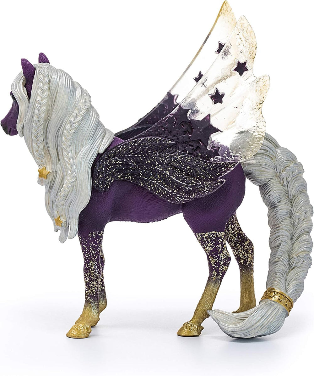 Schleich bayala Star Pegasus Mare with friend figures for shared stories.