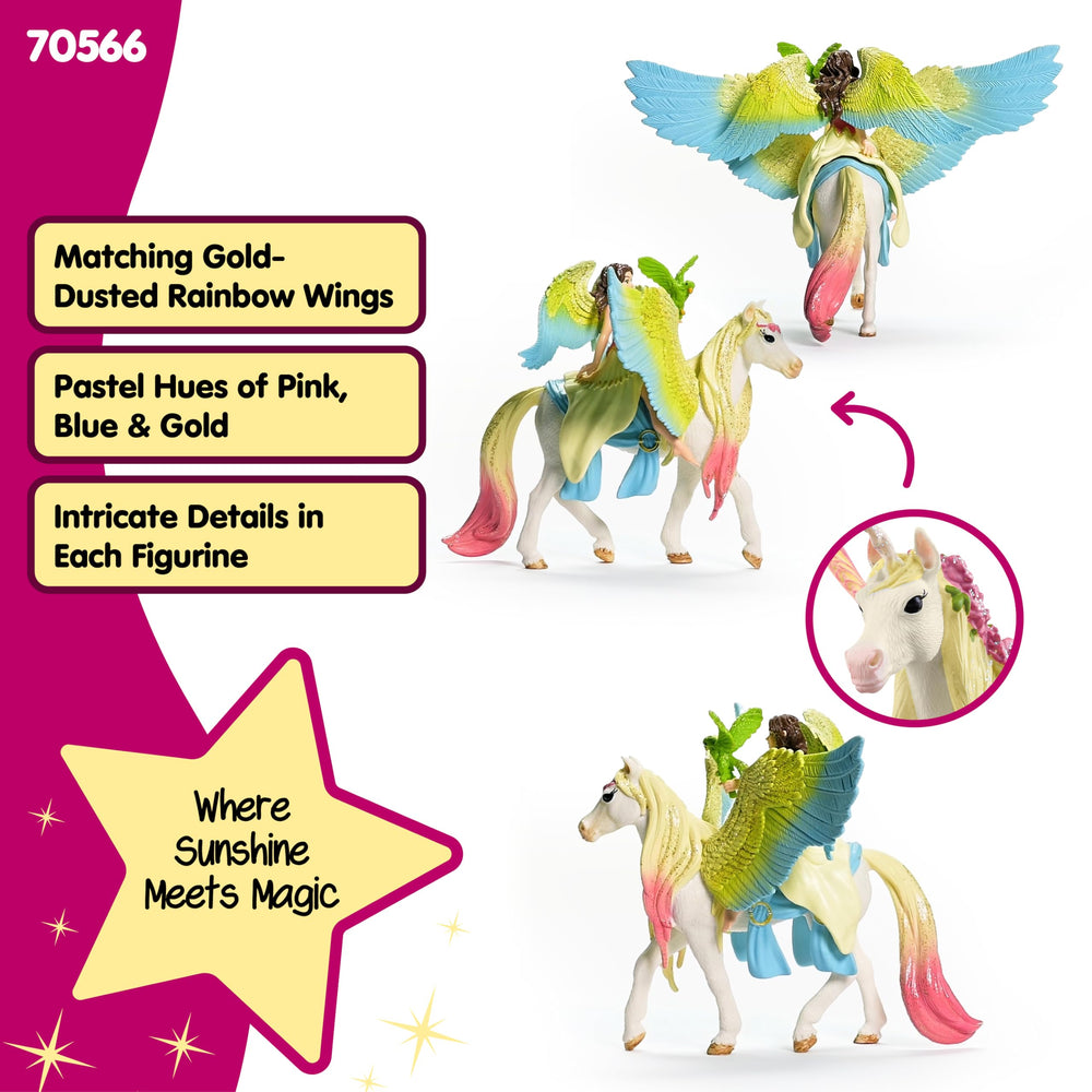 Schleich Bayala Surah cafe blossom scene invites magical storytelling moments