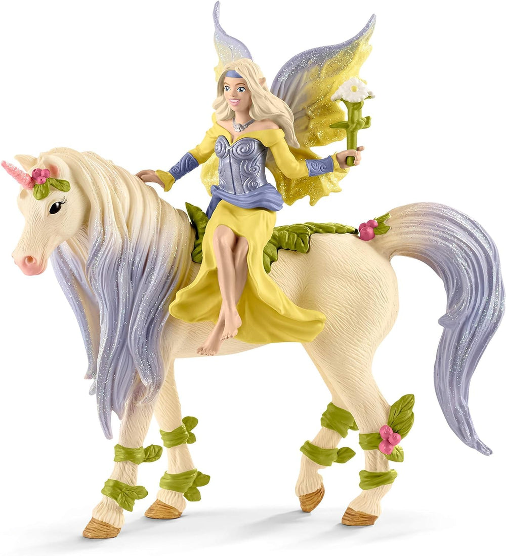 Schleich Bayala unicorn and fairy details for collectable display