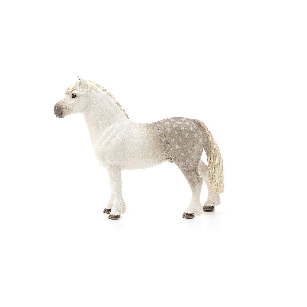 Close-up of the Welsh Pony Stallion showing durable, kid-friendly materials.