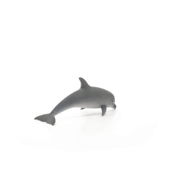 Schleich Dolphin figure in action pose supports storytelling adventures.