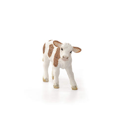 Schleich Farm World barn scene with calf inspires role play.