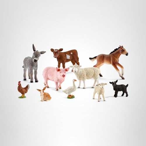 Schleich Farm World bunny rabbit figure supports storytelling and empathy.