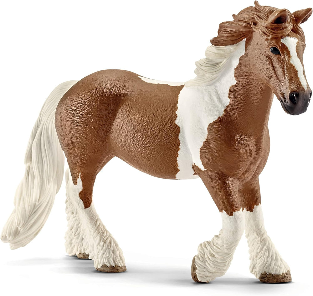 Schleich Farm World Tinker Mare figurine with lifelike detail for imaginative play.