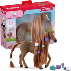 Schleich Sofia's Beauties English Thoroughbred Mare with brushable mane for imaginative grooming