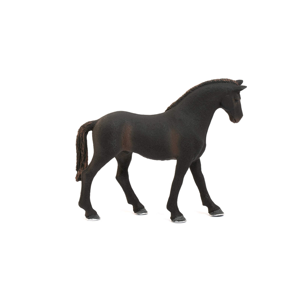 Schleich Horse Club stallion hooves detail enhances authentic tactile play.