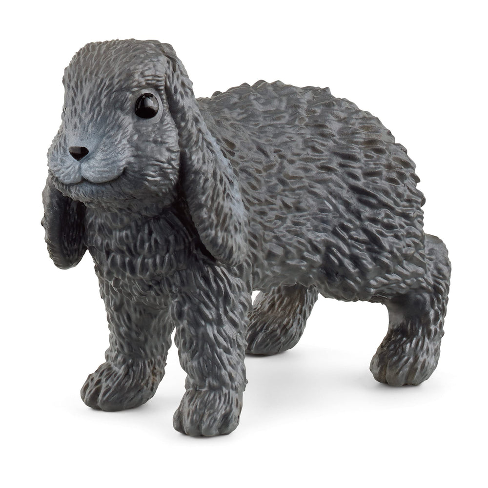 Schleich lop-eared bunny front view figurine for imaginative farm play.